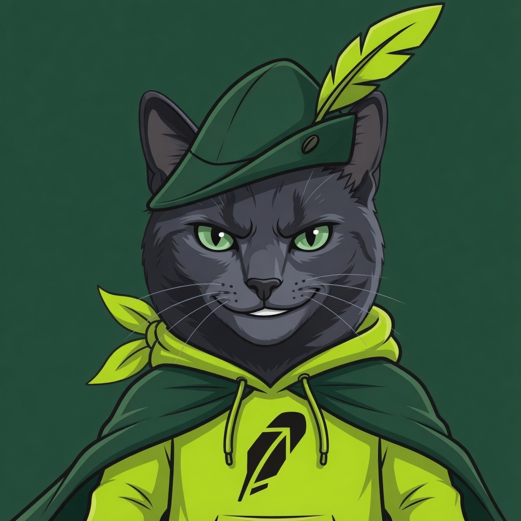 Portrait of Fidel Catstro in Robinhood ranger clothes